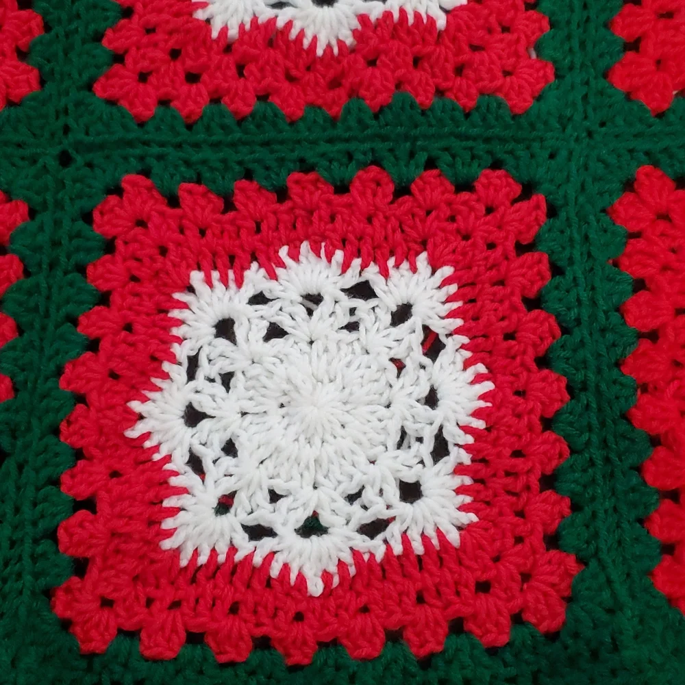 Crochet Christmas afgan